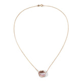 14k Concave Keshi Pearl Necklace