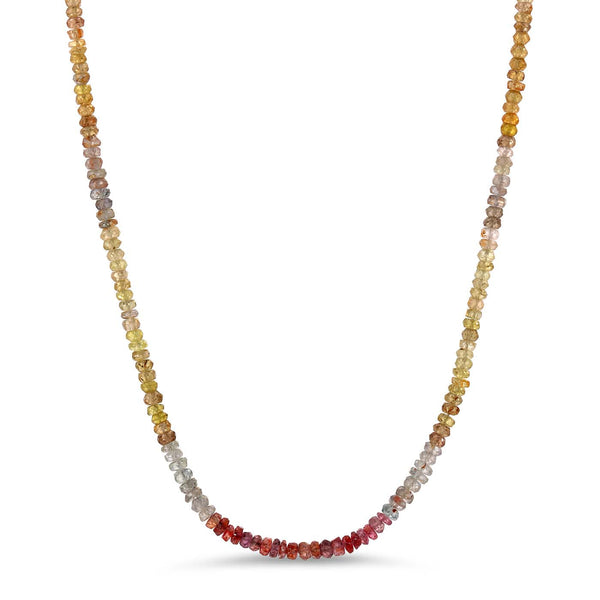 Multicolor African Sapphire Necklace
